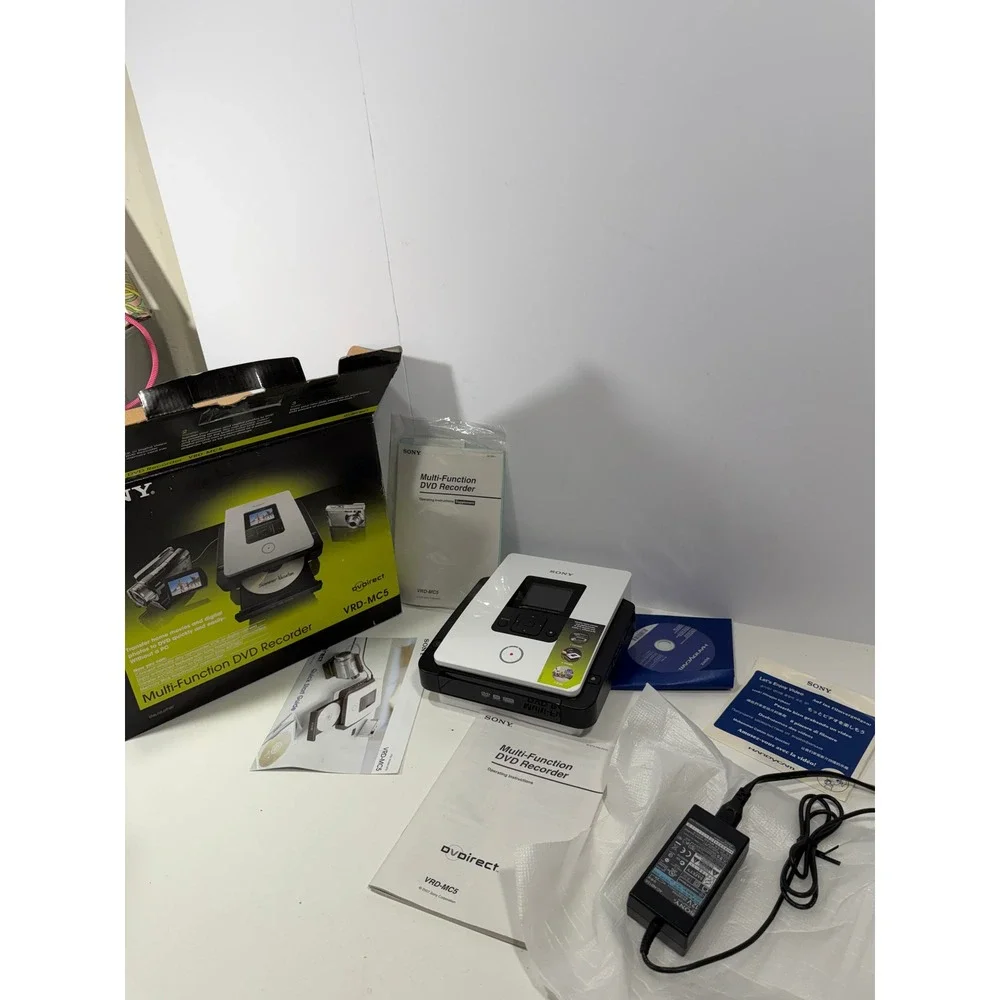 Sony VRD-MC5 DVDirect Multi-Function DVD Recorder White Black Standalone Burner